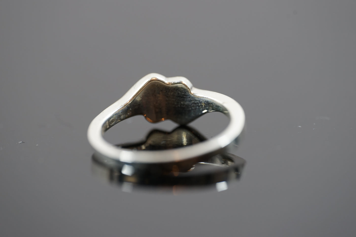 Silver Ring With Three Gemstones