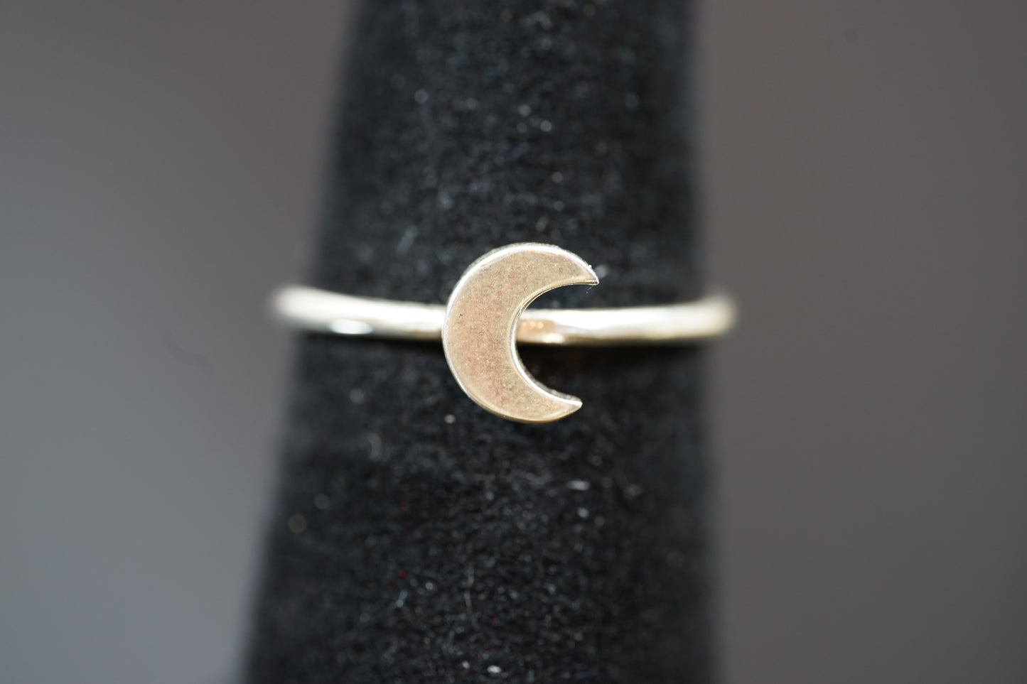 Silver Moon Ring