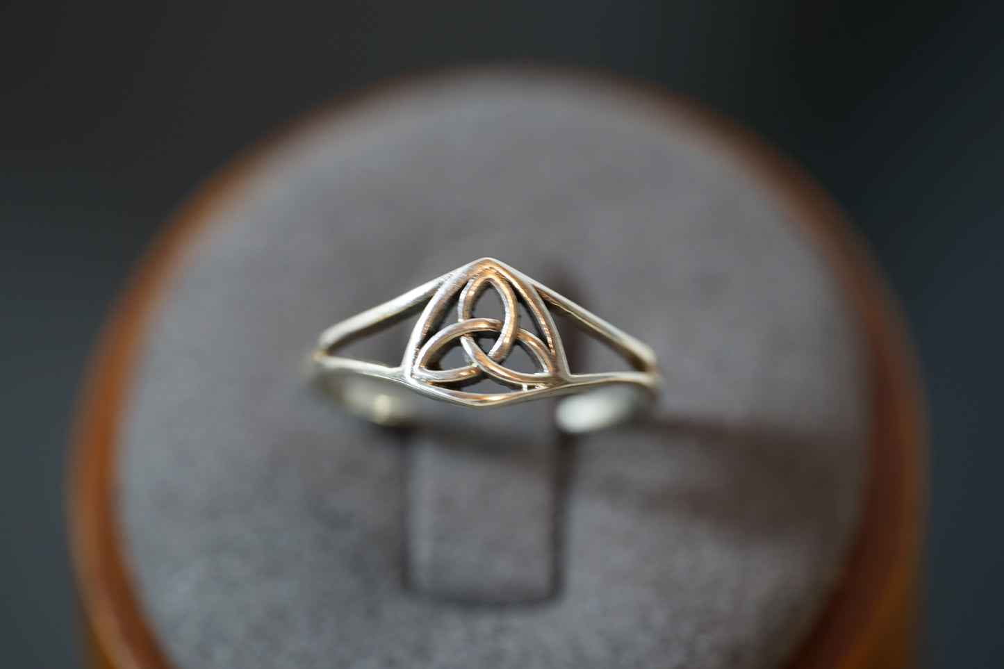 Trinity Knot Silver Ring