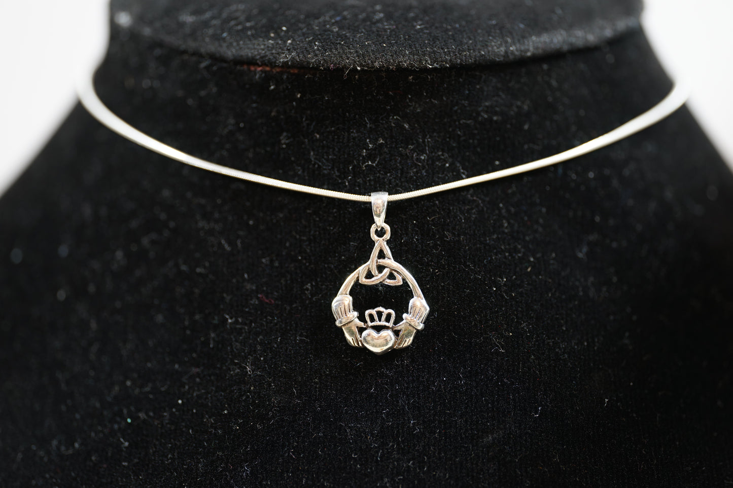 Claddagh Silver Pendant
