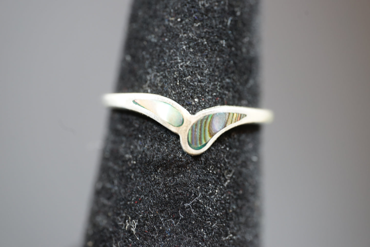 Silver Ring With Two Gemstones