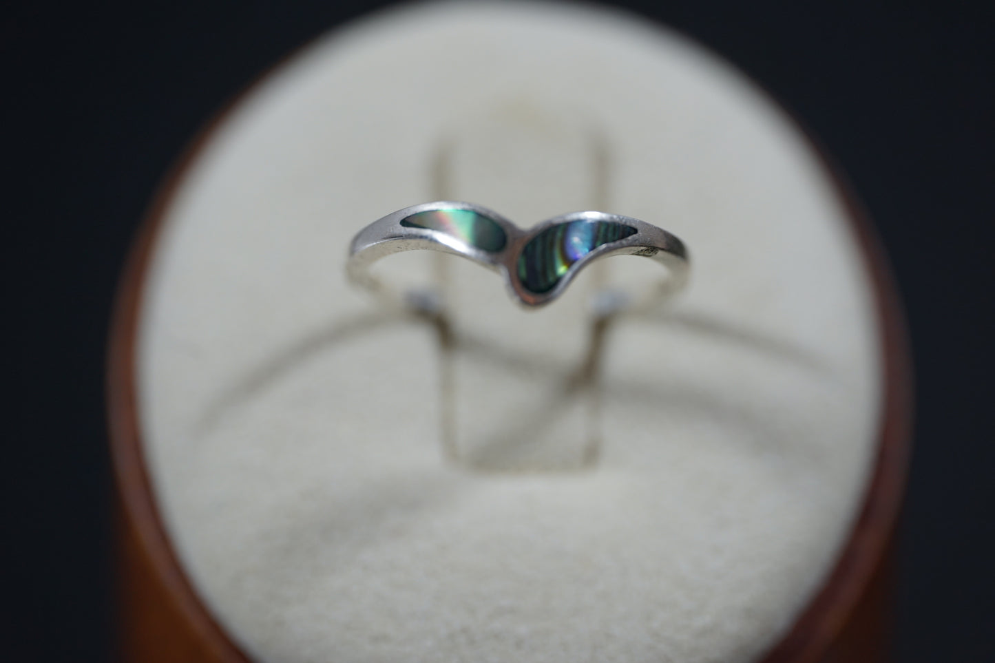 Silver Ring With Two Gemstones