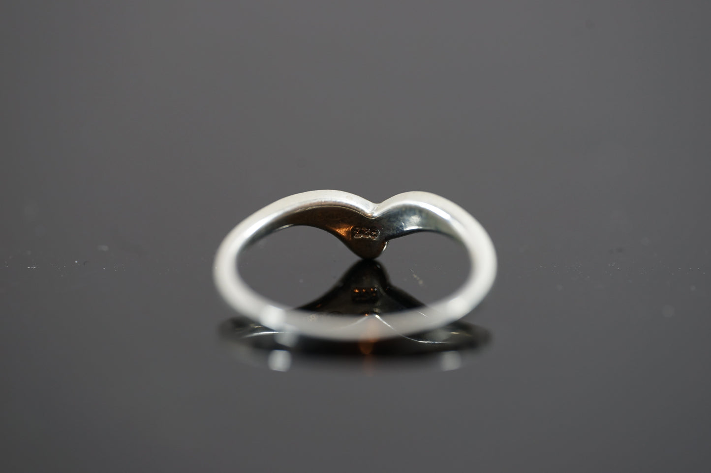 Silver Ring With Two Gemstones