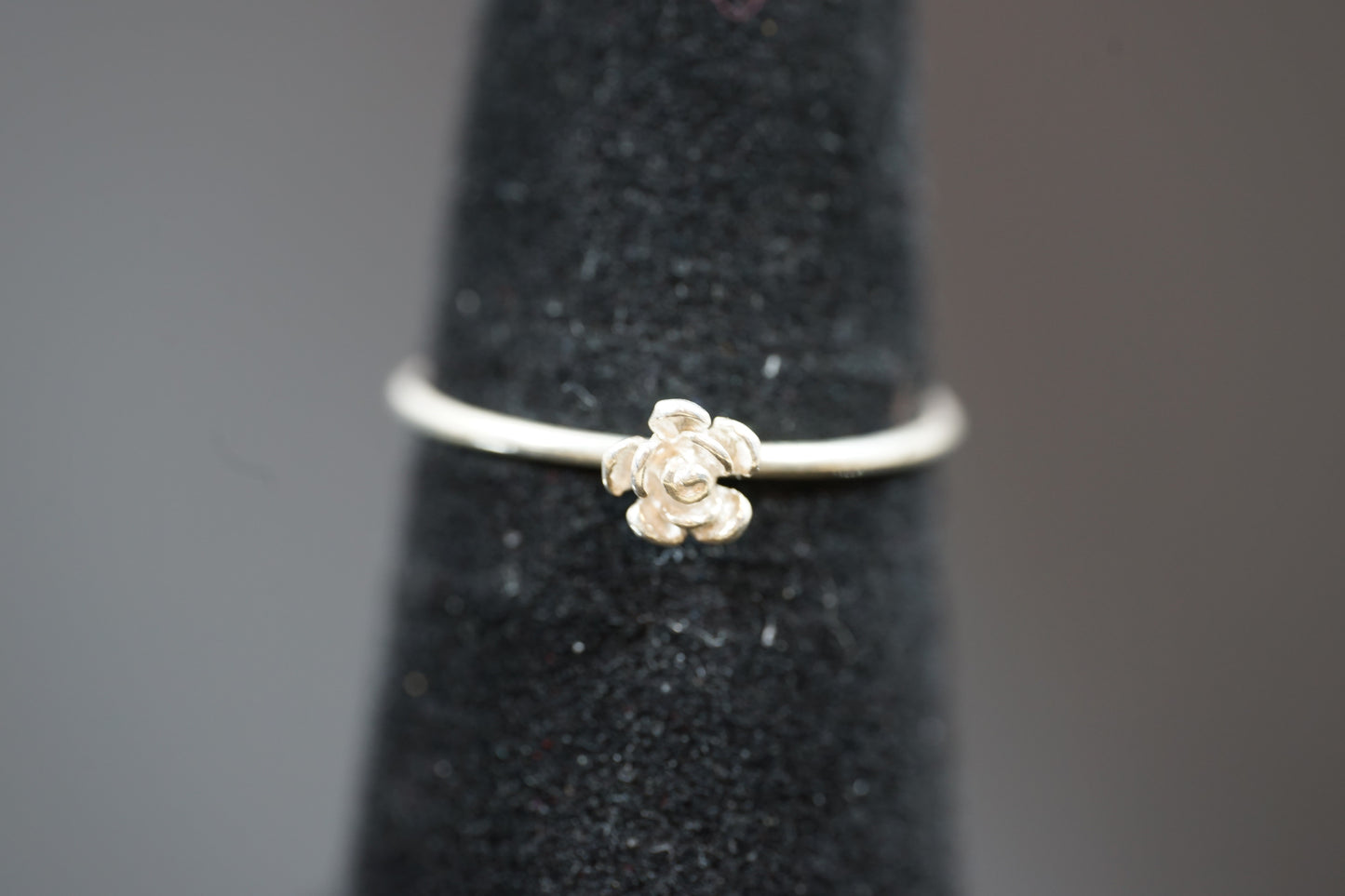 Silver Flower Ring