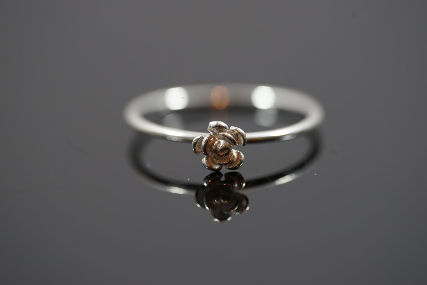 Silver Flower Ring