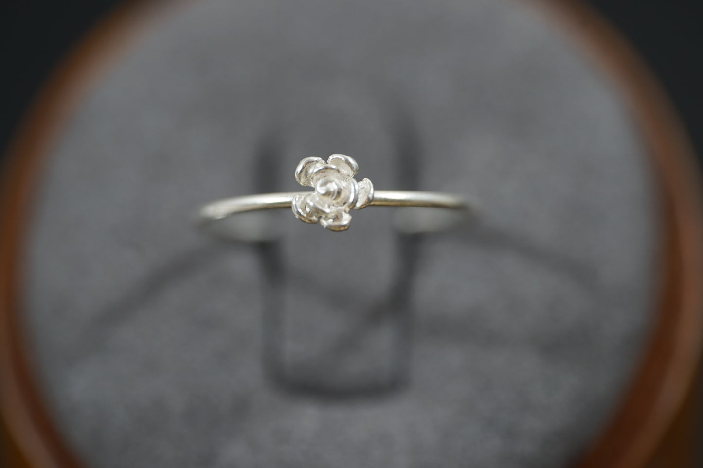 Silver Flower Ring