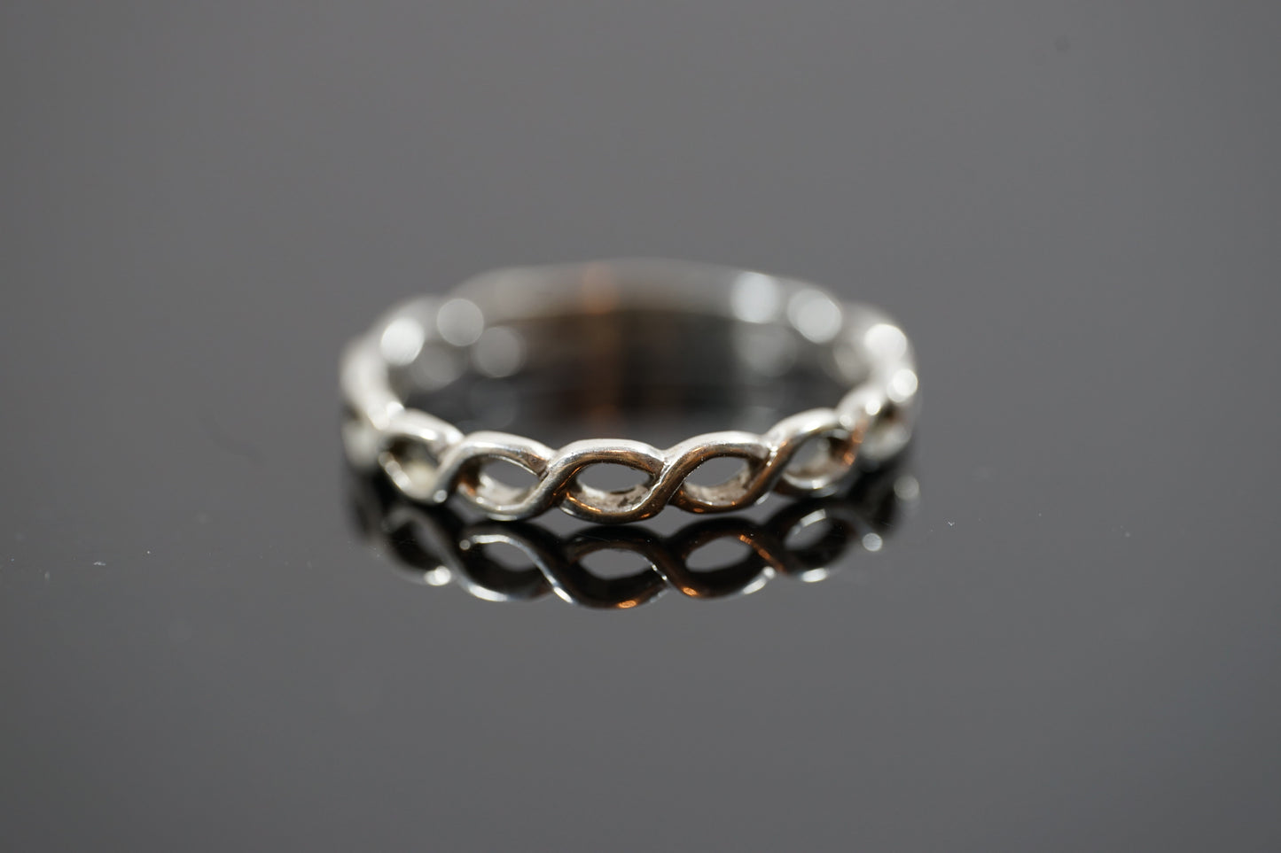 Silver Braided Band Ring