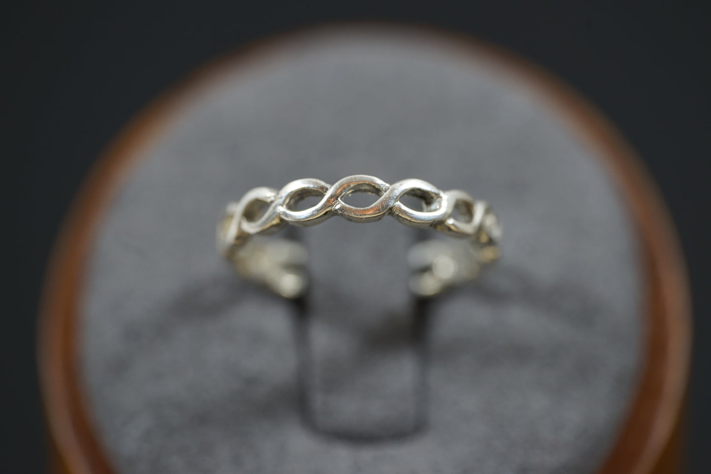 Silver Braided Band Ring