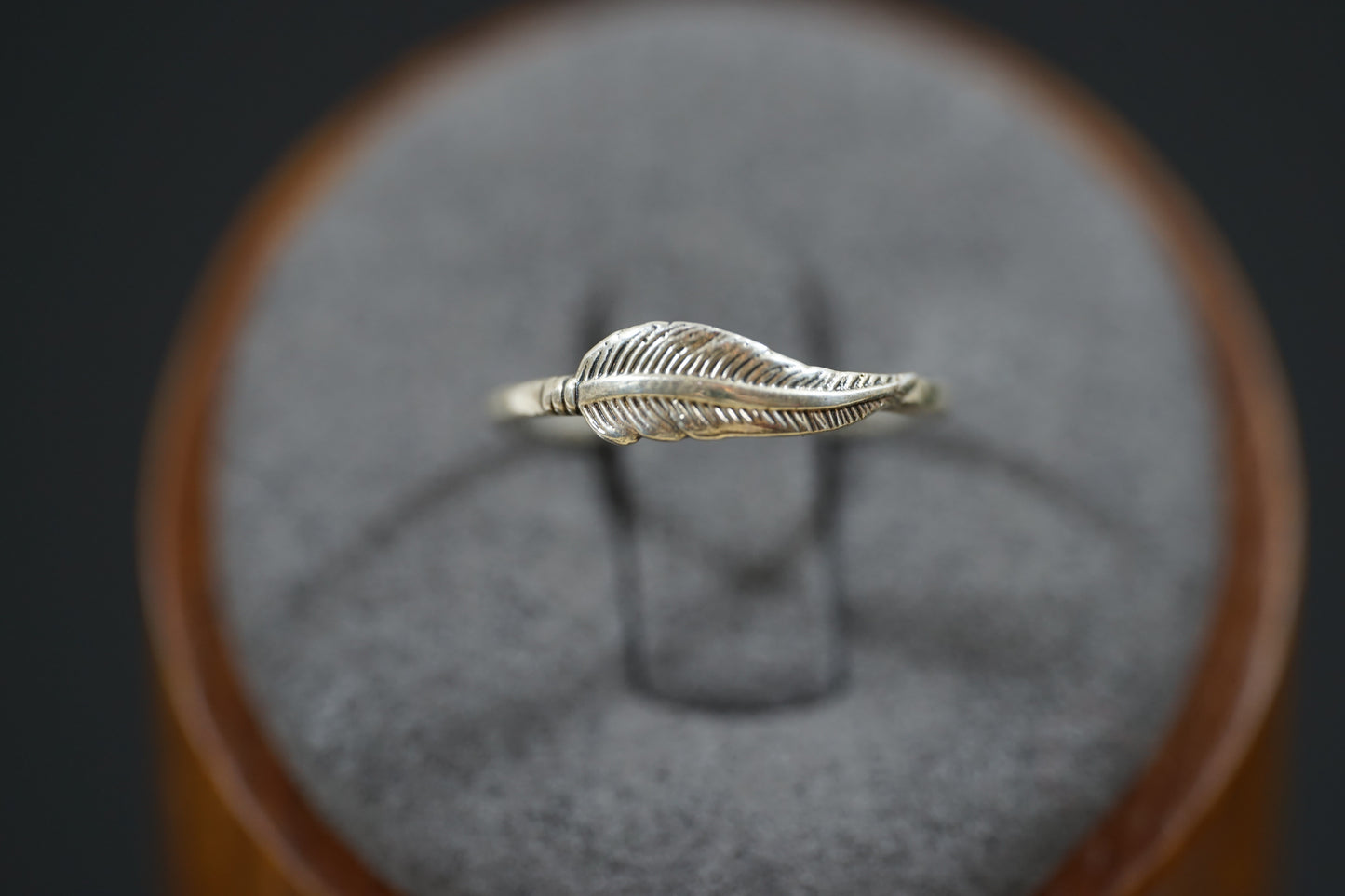 Silver Feather Ring