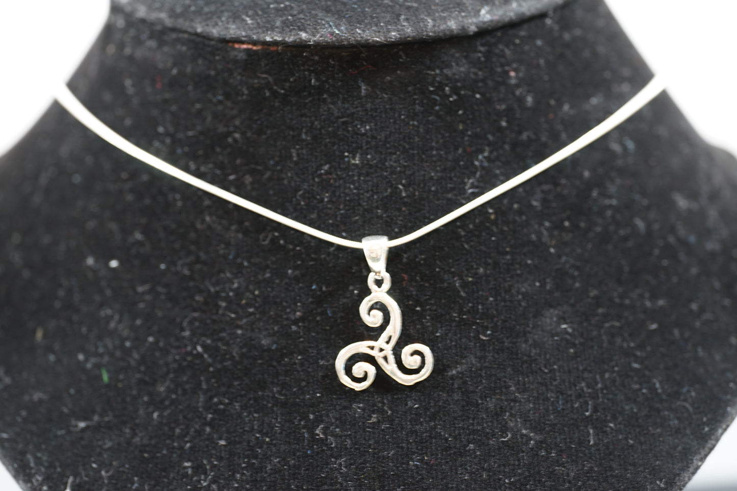 Celtic Triskele Silver Pendant