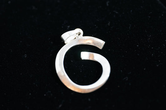 Broken Circle Silver Pendant