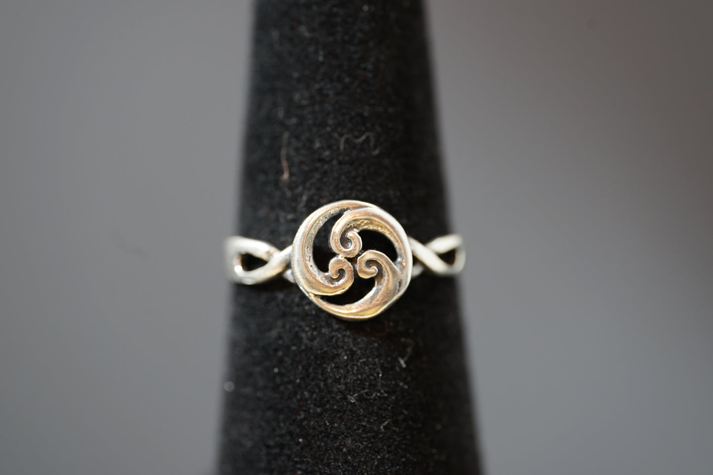 Celtic Water Silver Ring