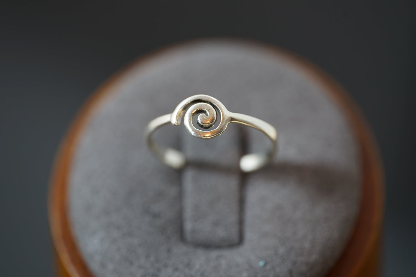 Snail Shell Silver Ring