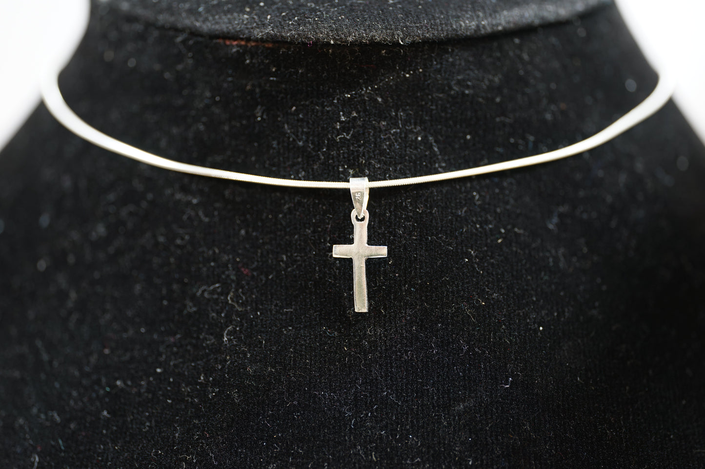 Plain Cross Silver Pendant