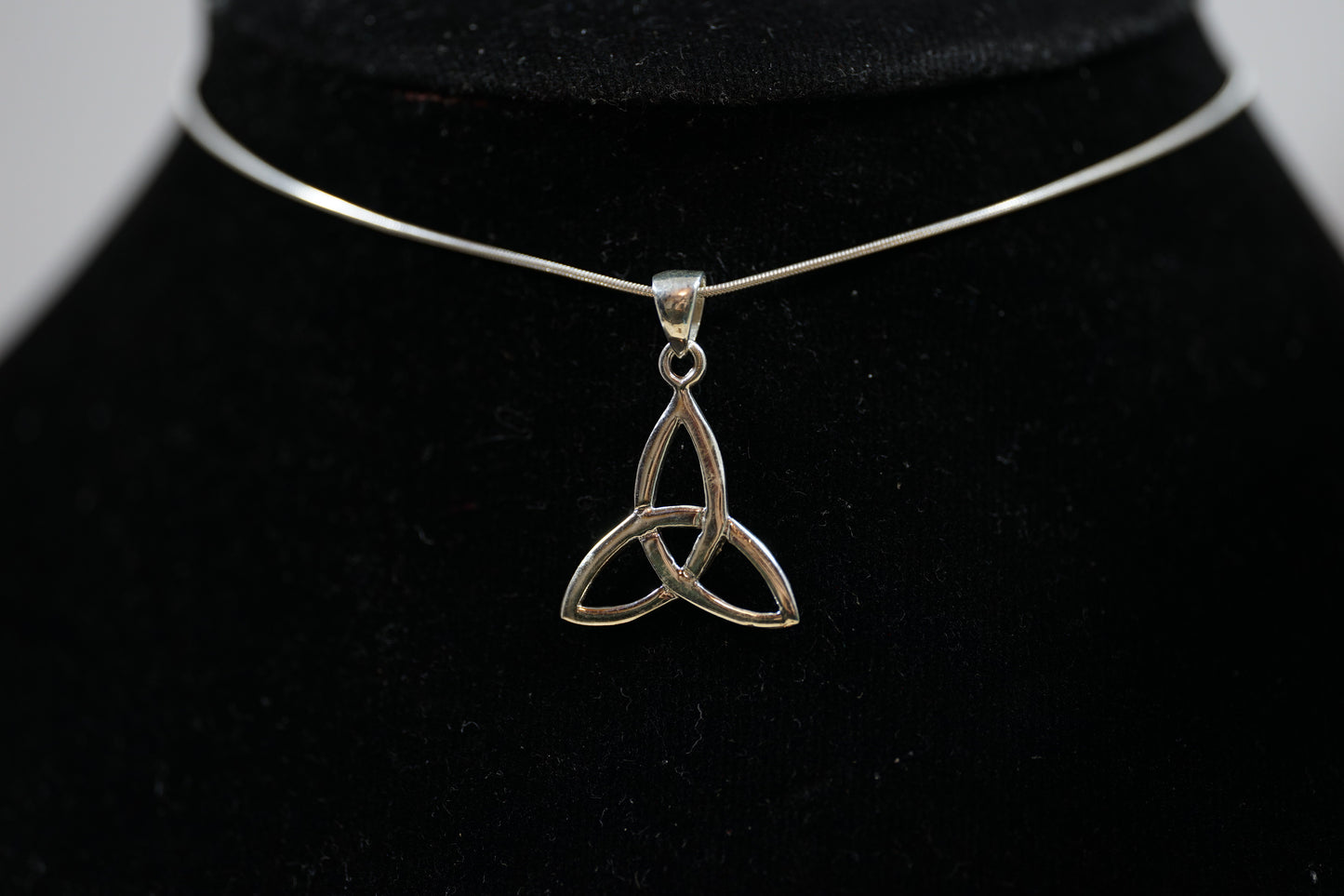 Big Celtic Knot Silver Pendant