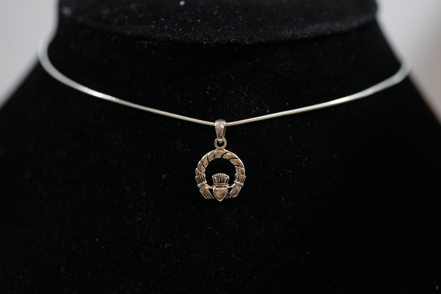 Claddagh Silver Pendant