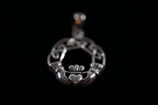 Claddagh Silver Pendant