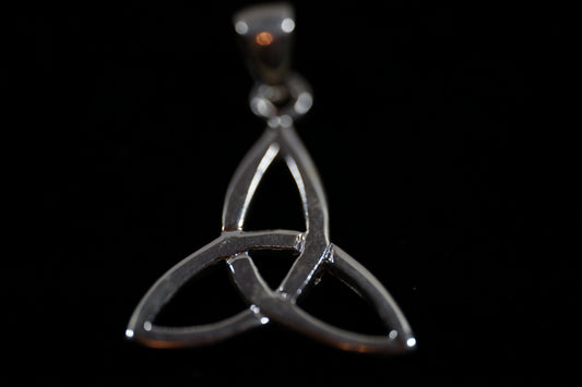 Big Celtic Knot Silver Pendant