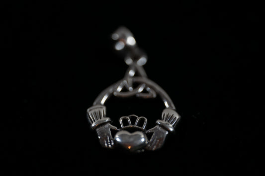 Claddagh Silver Pendant